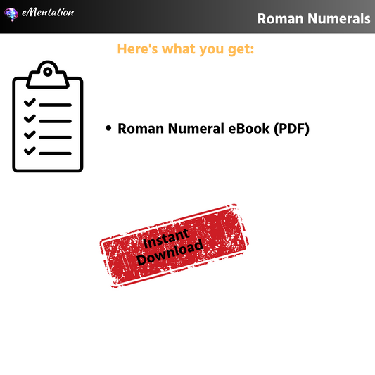 Unlock the secrets of Roman Numerals with this easy to read ebook - Your Essential Guide