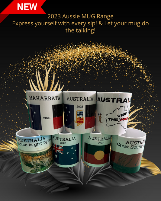 Australia Indigenous Support The Voice Referendum Makarrata 11oz Ceramic Mug