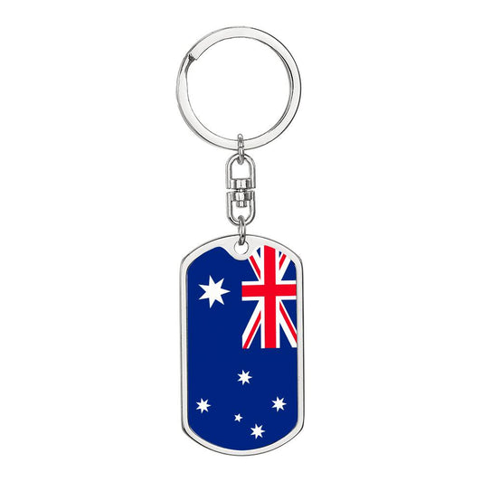 The Voice Referendum to Parliament - Keyring Keychain Charm Keepsake - Australian Flag