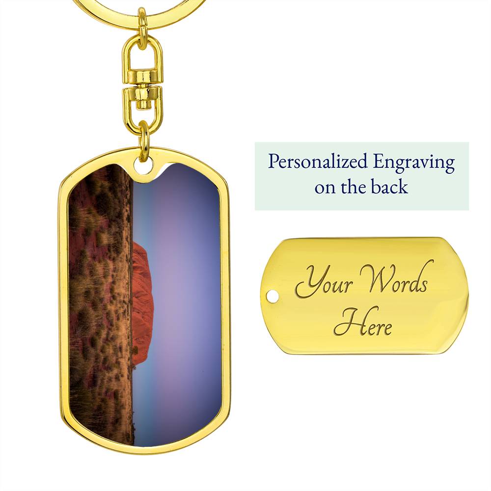 The Voice Referendum to Parliament - Keyring Keychain Charm Keepsake - Uluru